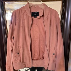IRIS MAUVE PINK BOMBER JACKET